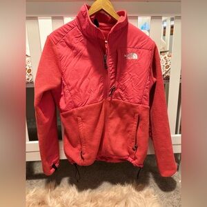 Pink/coral North Face Jacket